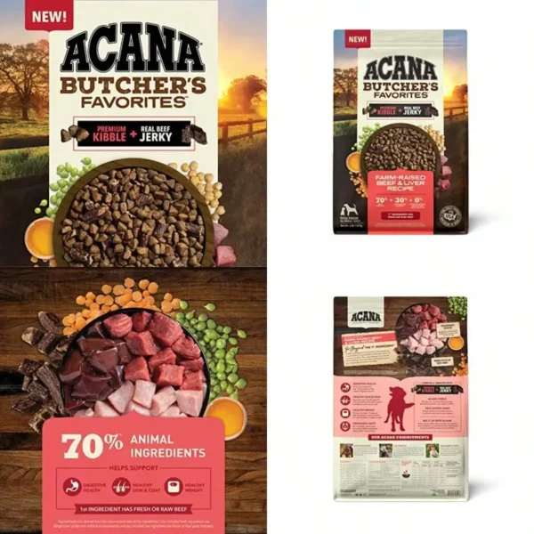 Beef & Liver Dog Food