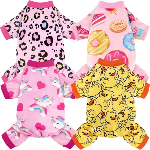 4 Pack Dog Pajamas