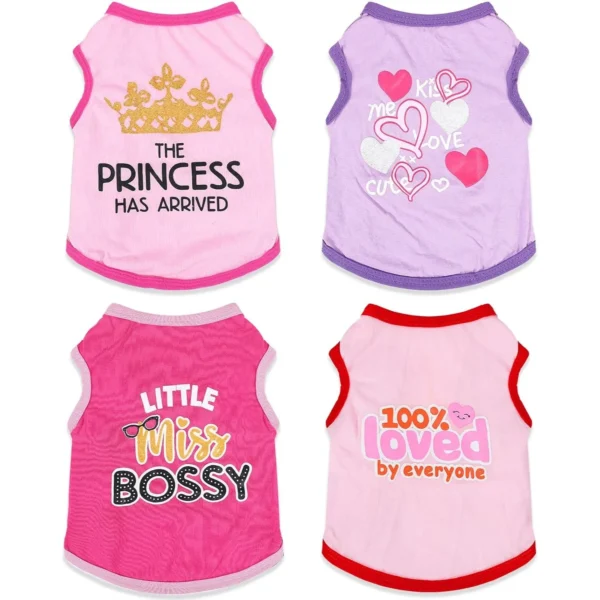 4 Pcs Chihuahua Clothes