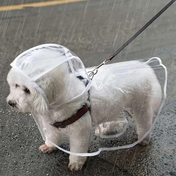 Transparent  Dog Raincoat